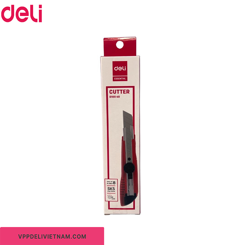 Dao rọc giấy 18mm Deli DW10040 - Ảnh 5