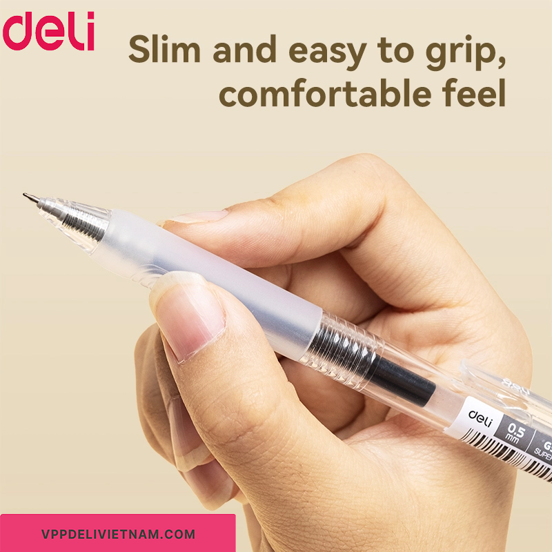 Bút Gel Deli A575 – Viết Siêu Trơn - Ảnh 5