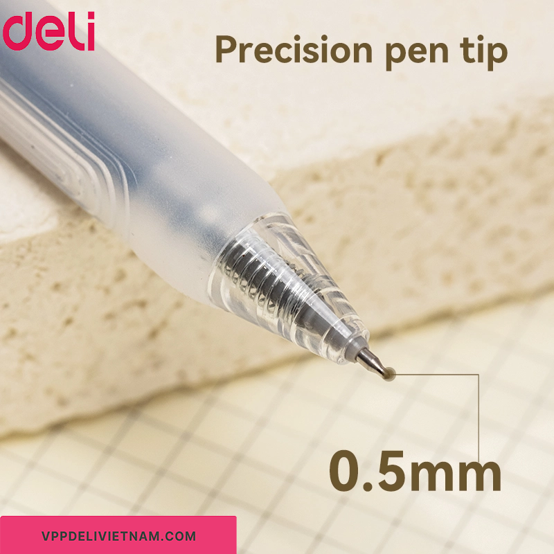Bút Gel Deli A575 – Viết Siêu Trơn - Ảnh 4