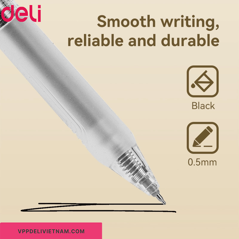 Bút Gel Deli A575 – Viết Siêu Trơn - Ảnh 7