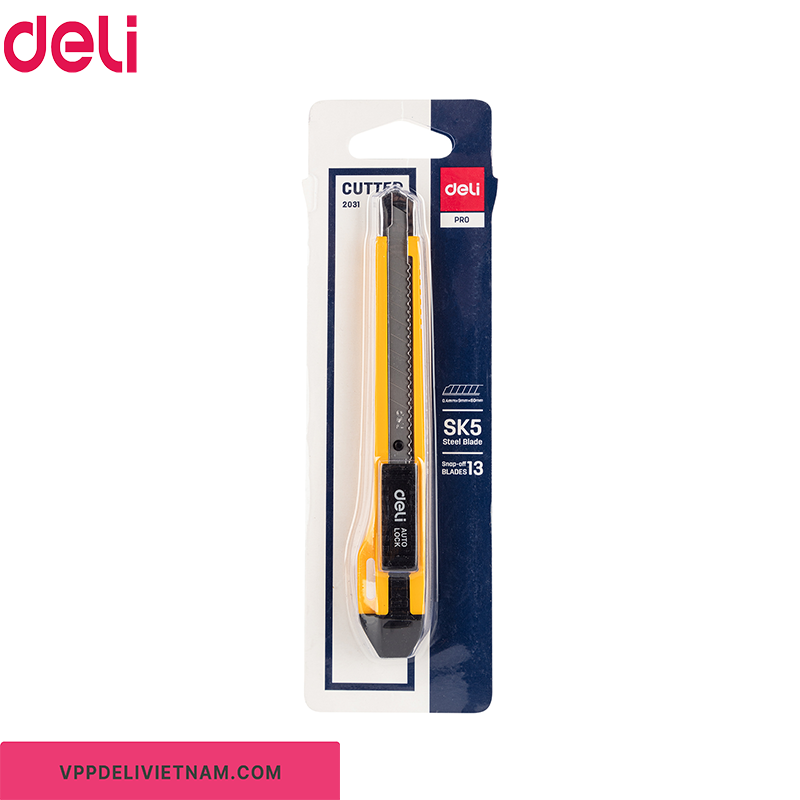 Dao rọc giấy trung Deli E2031 - 9mm - Ảnh 4