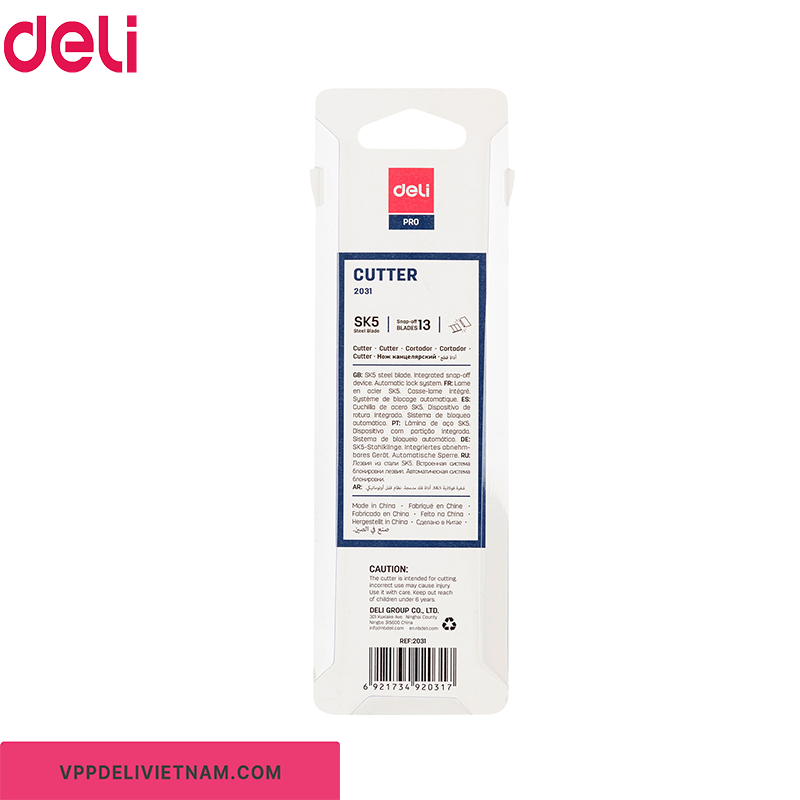 Dao rọc giấy trung Deli E2031 - 9mm - Ảnh 7