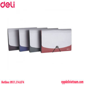 Cặp tài liệu Deli E5558 – Cặp hồ sơ 12 ngăn