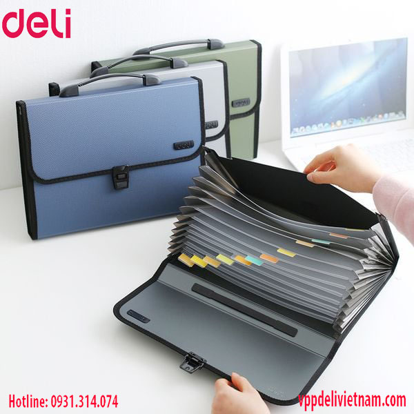 Cặp tài liệu 13 ngăn Deli E5556
