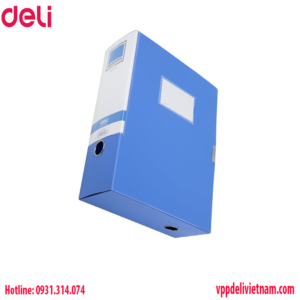 Bìa hộp 10cm Deli W31117 – Màu xanh