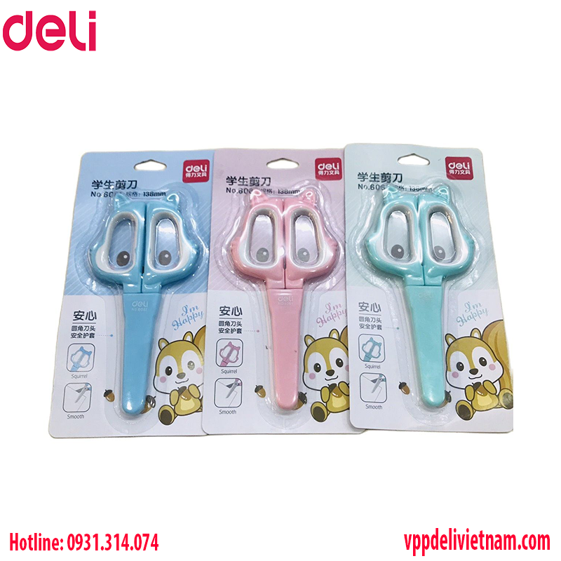 Kéo học sinh Deli E6061 - Nhiều màu - Ảnh 2