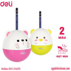 Gọt chì Deli E0522 hình gấu