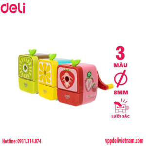 Gọt chì quay tay Deli E0671 hình Hoa quả