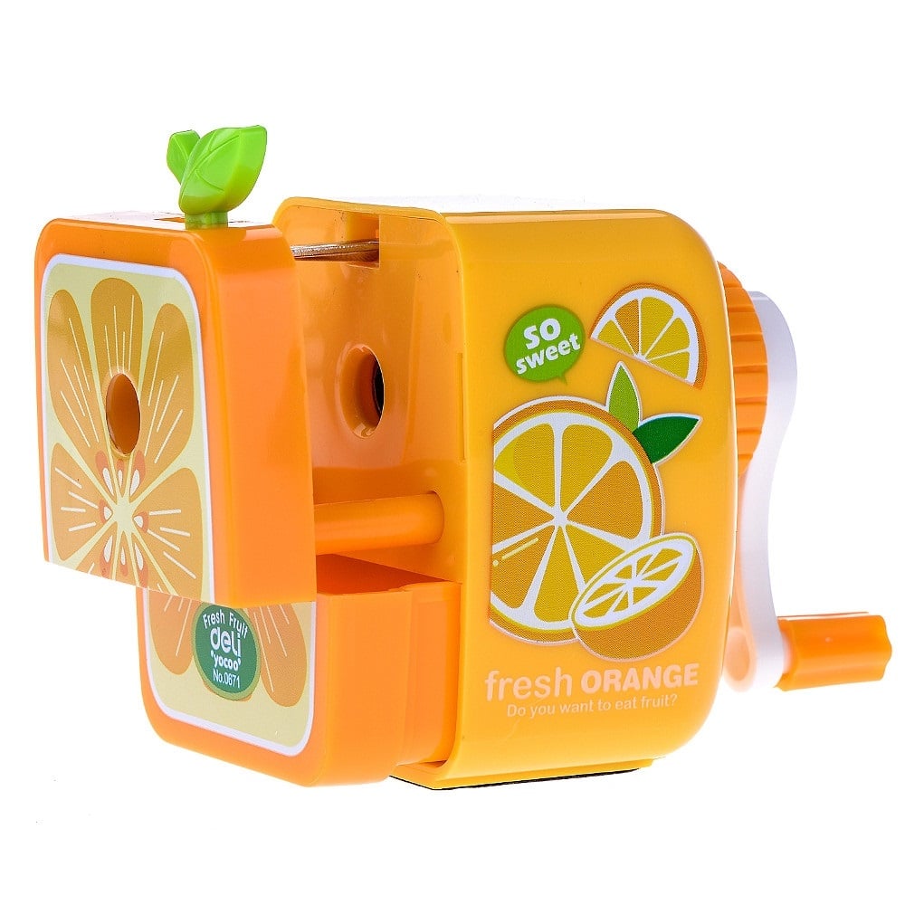 Gọt chì quay tay Deli E0671 hình Hoa quả - Ảnh 5