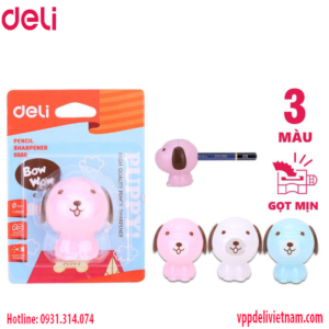 Gọt chì hình chú chó Deli E0550