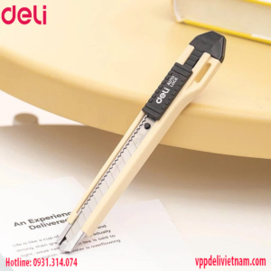 Dao rọc giấy nhỏ Deli WD10150 - Lưỡi dao 9mm