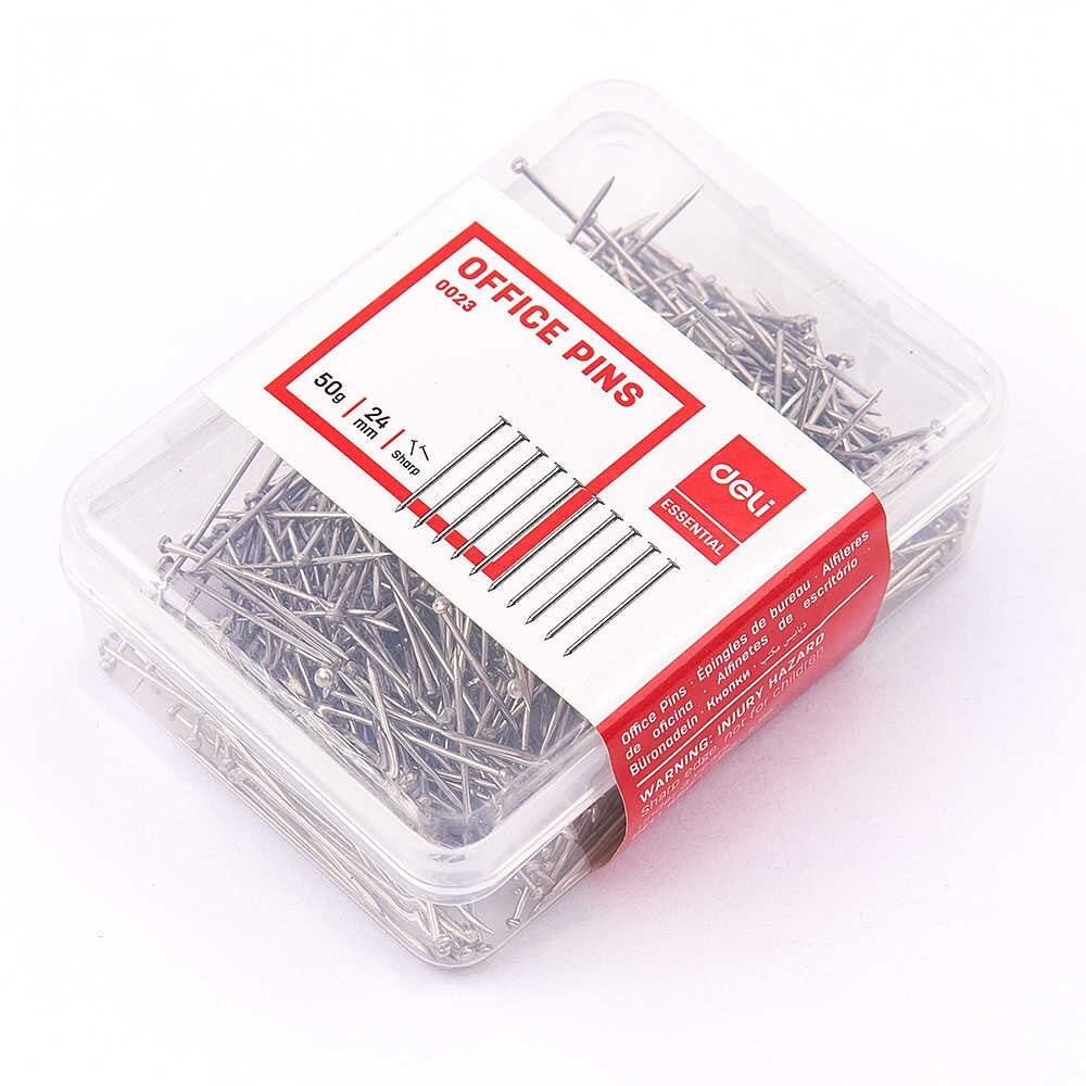 Đinh inox cài đầu nhọn Deli E0023 - 24mm - Ảnh 3