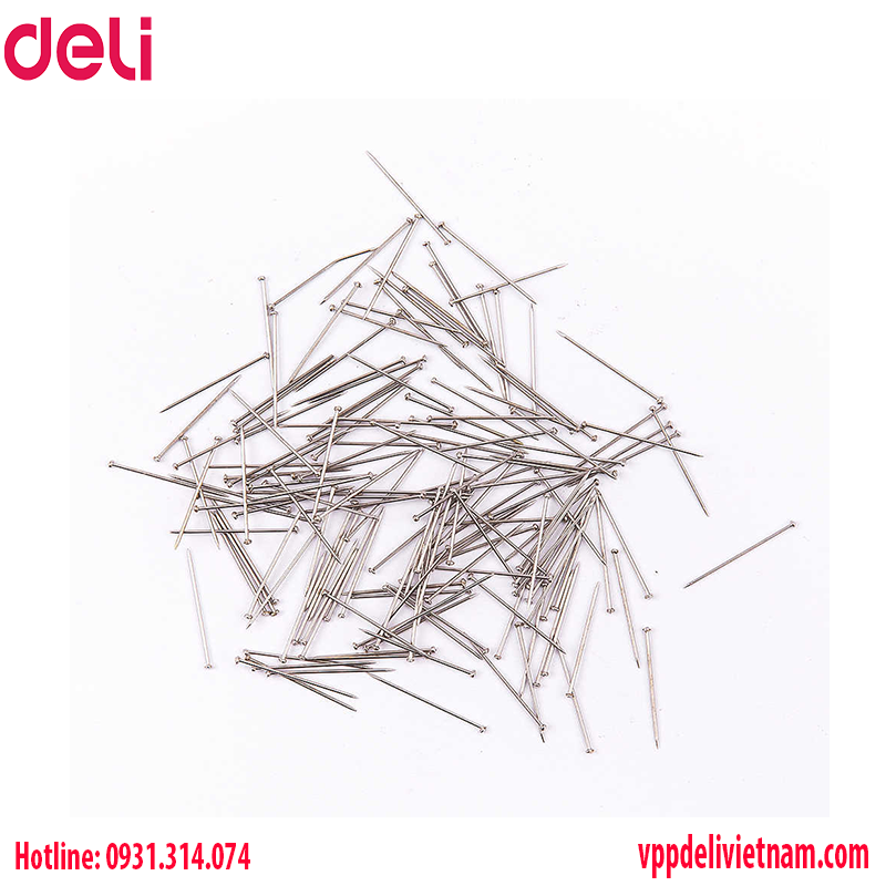 Đinh inox cài đầu nhọn Deli E0023 - 24mm - Ảnh 4