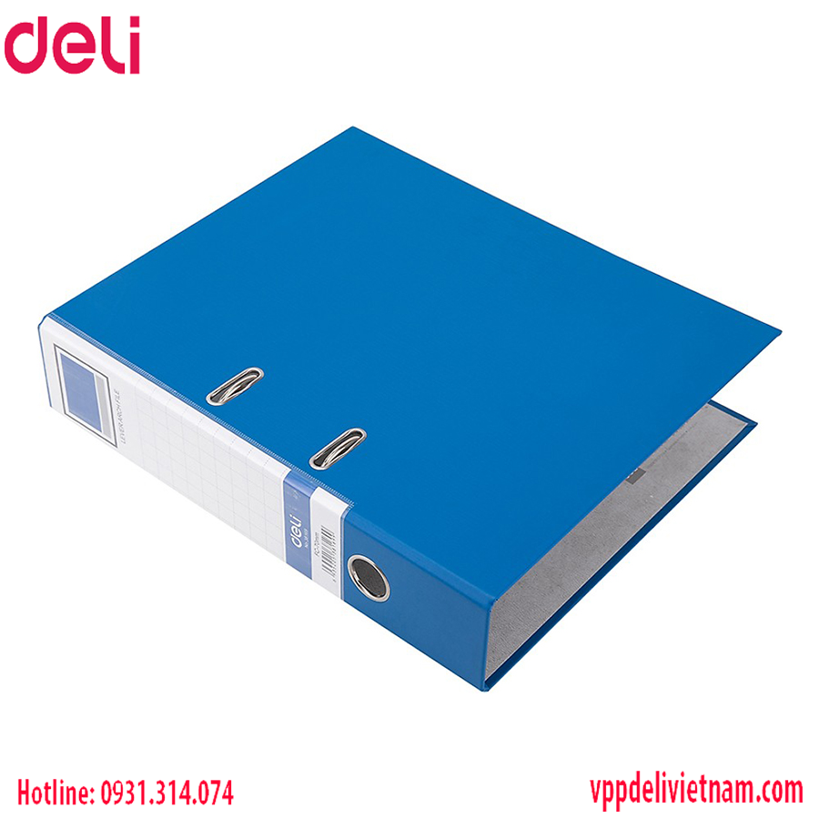 Bìa còng 5cm Deli CF847 A4/F4 – Màu xanh dương - Ảnh 5