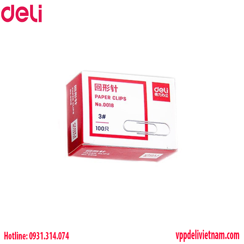 Kẹp giấy đầu tròn Deli E0018 – 25mm - Ảnh 2