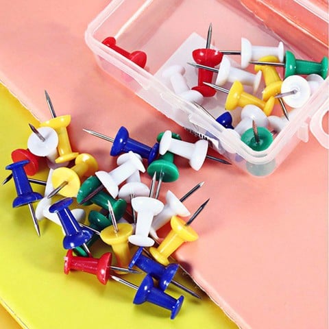 Ghim mũ nhựa Deli E0021_Nhiều màu - Ảnh 2
