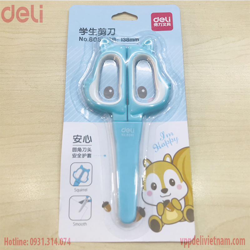 Kéo học sinh Deli E6061 - Nhiều màu - Ảnh 3