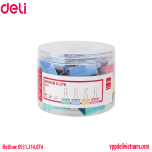 Kẹp bướm màu Deli E8552A – 41mm