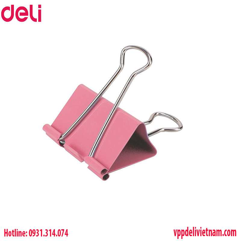 Kẹp bướm màu Deli E8552A – 41mm - Ảnh 2