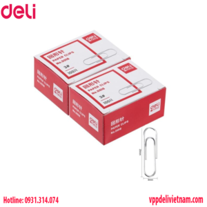 Kẹp giấy đầu tròn Deli E0018 – 25mm