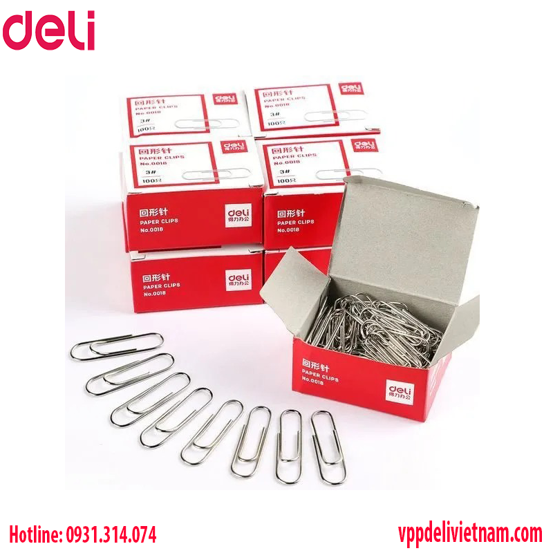 Kẹp giấy đầu tròn Deli E0018 – 25mm - Ảnh 3