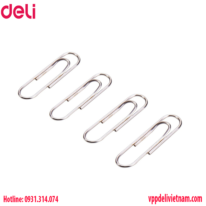 Kẹp giấy Deli E0025 – Màu bạc 25mm - Ảnh 3