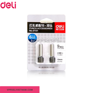 Bộ lưỡi dao đục lỗ Deli E0151 