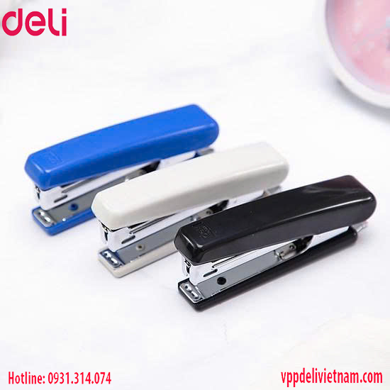 Máy bấm kim số 10 Deli E0221- 15 tờ - Ảnh 5
