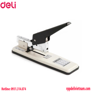 Máy Bấm Kim Có Trợ Lực Deli E0394 – Bấm 100