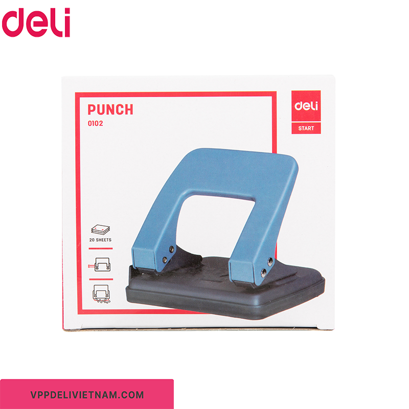 Máy Đục Lỗ Deli E0102 – Đục 20 Tờ - Ảnh 2