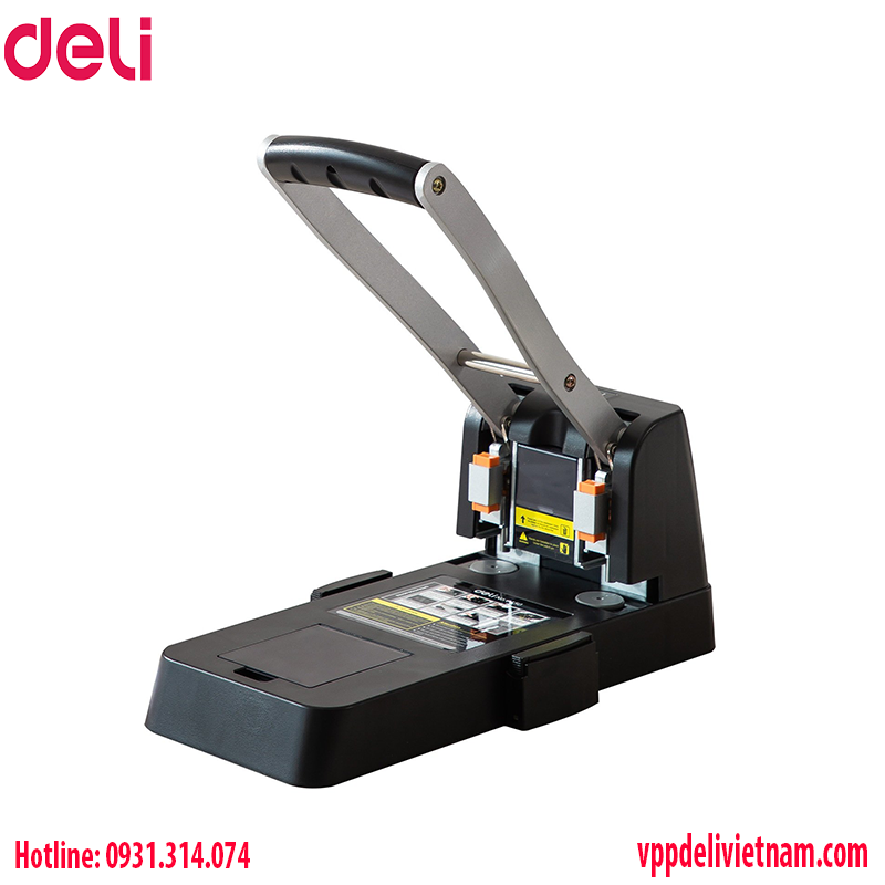 Máy đục lỗ đại 150 tờ Deli E0150 Màu đen