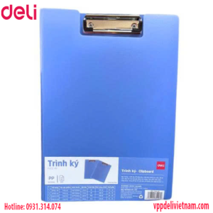 Trình ký Deli EF75432 - màu xanh