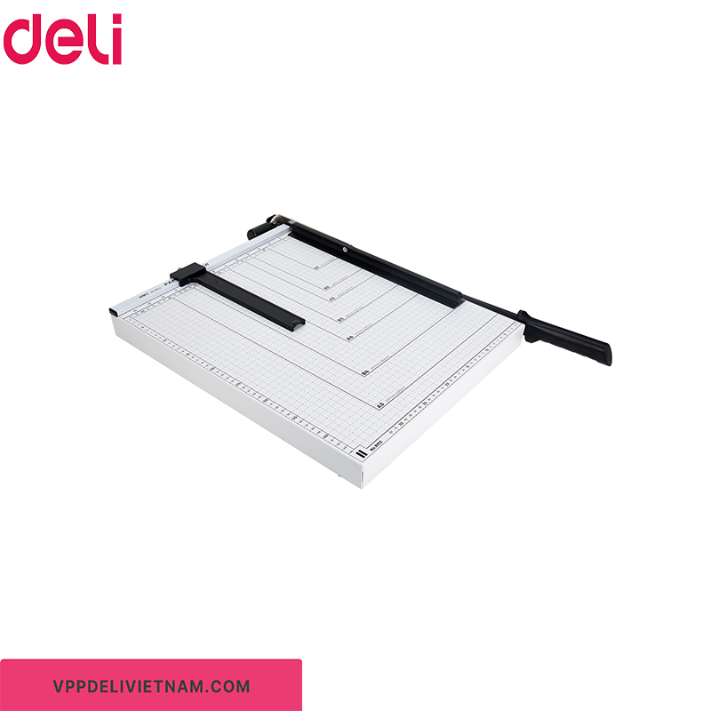Bàn cắt giấy A4 Deli E8012 mặt kim loại - Ảnh 4