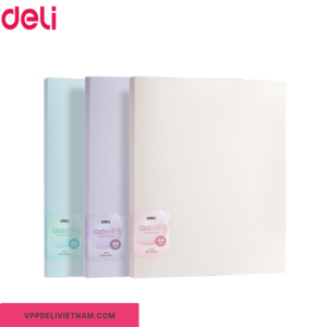 Bìa nhựa 20 lá Deli EF918