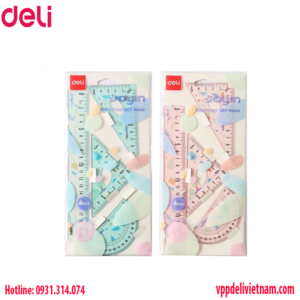 Bộ thước kẻ Deli EH660