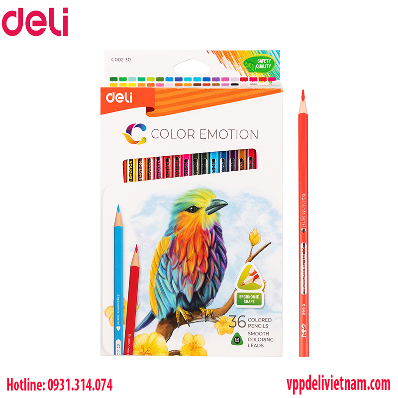 Bút chì màu 36 màu Deli-EC00230