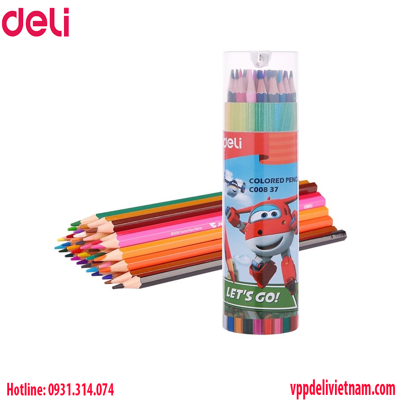 Chì màu Deli EC00837 – 36 màu - Ảnh 2