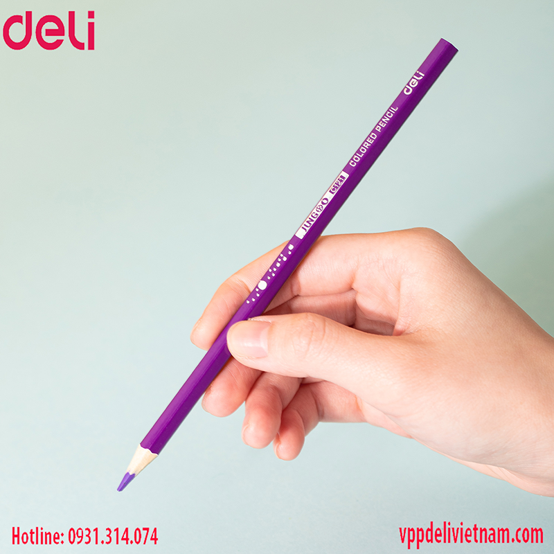 Bút chì màu Deli EC121 – 12 màu (12 cây/hộp) - Ảnh 2