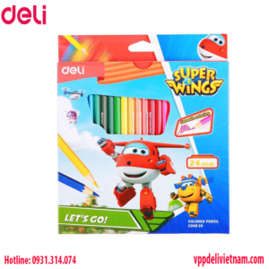 Bút chì màu Deli EC00820 – 24 màu