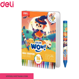 Bút sáp màu Deli EC225 – Bộ 10 màu / 16 màu