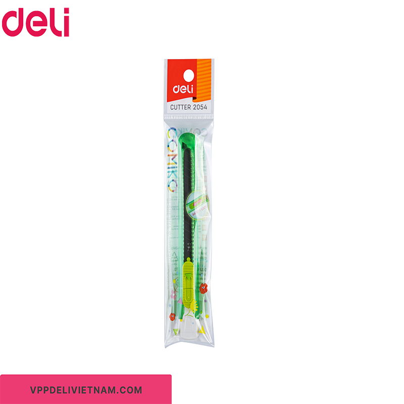 Dao rọc giấy thân nhựa Deli 2054 – Lưỡi 9mm - Ảnh 4