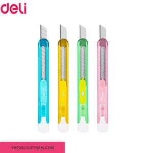 Dao rọc giấy thân nhựa Deli 2054 – Lưỡi 9mm