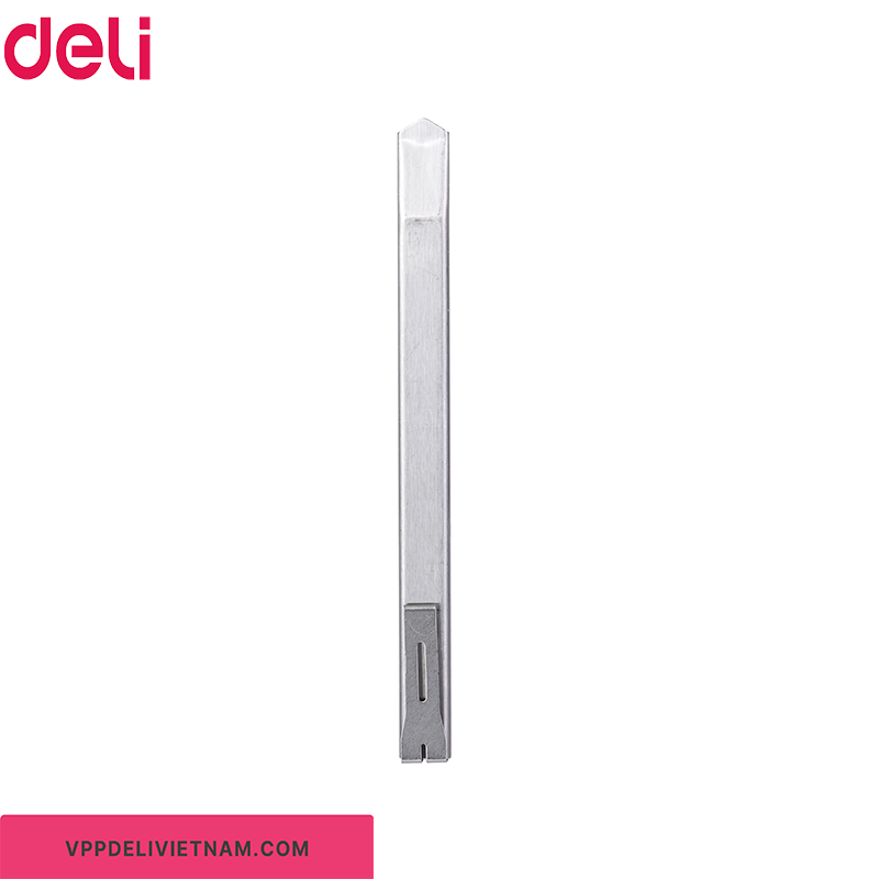 Dao rọc giấy nhỏ Deli E2058 thân inox – Lưỡi dao 9mm - Ảnh 3