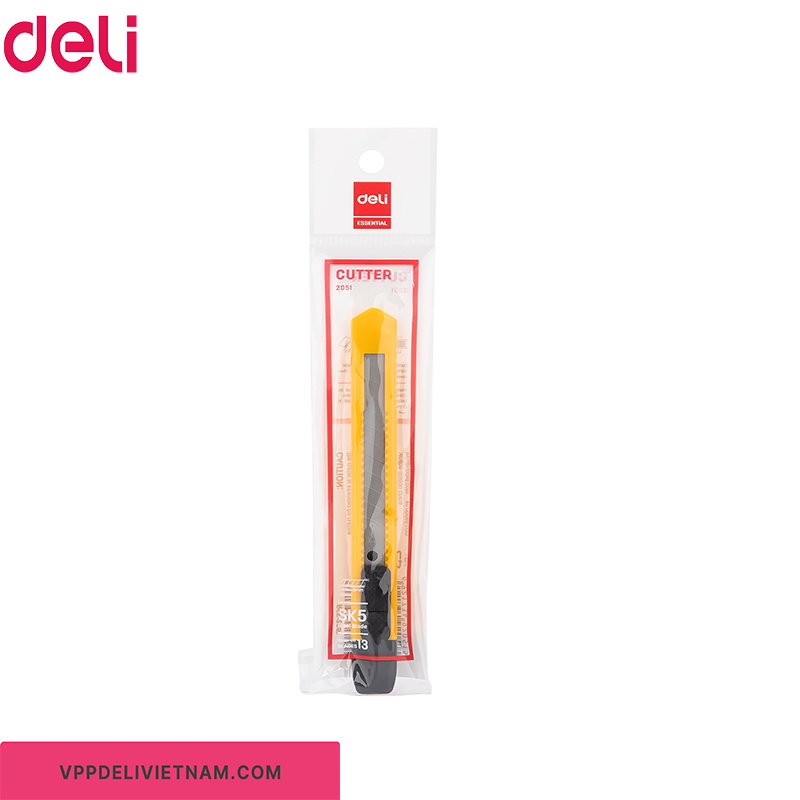 Dao rọc giấy giá rẻ Deli 2051 – Lưỡi dao 9mm - Ảnh 4