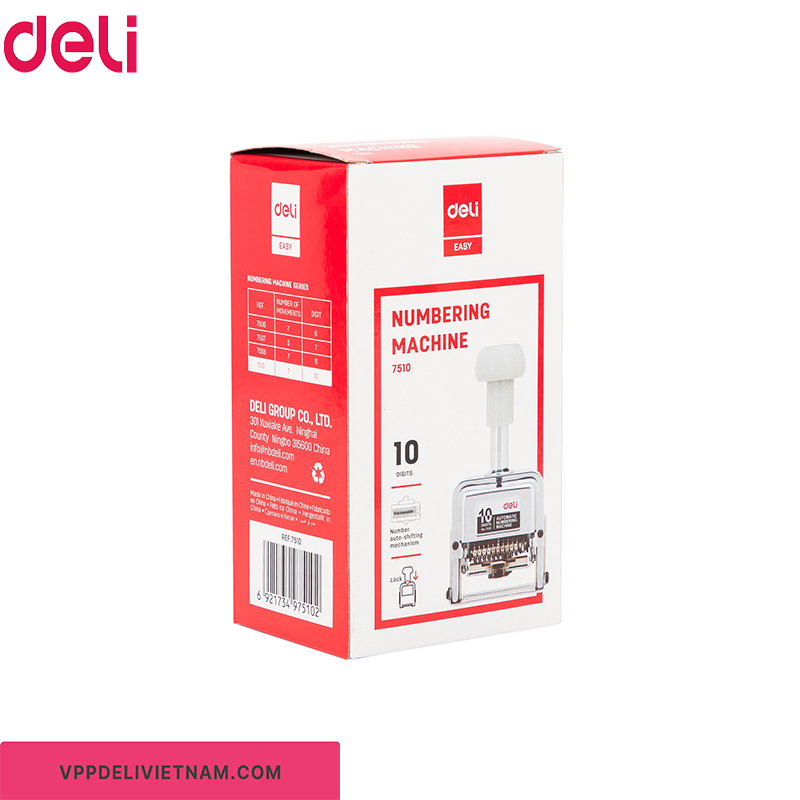 Dấu nhảy tự động 10 số Deli E7510 - Ảnh 3
