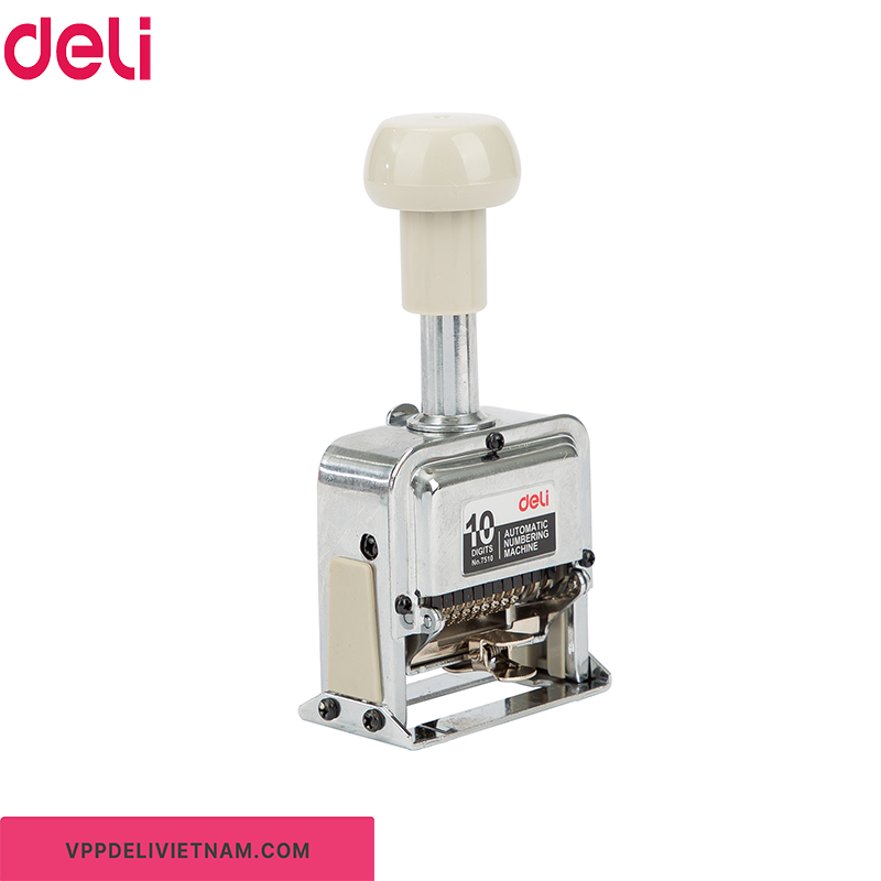 Dấu nhảy tự động 10 số Deli E7510
