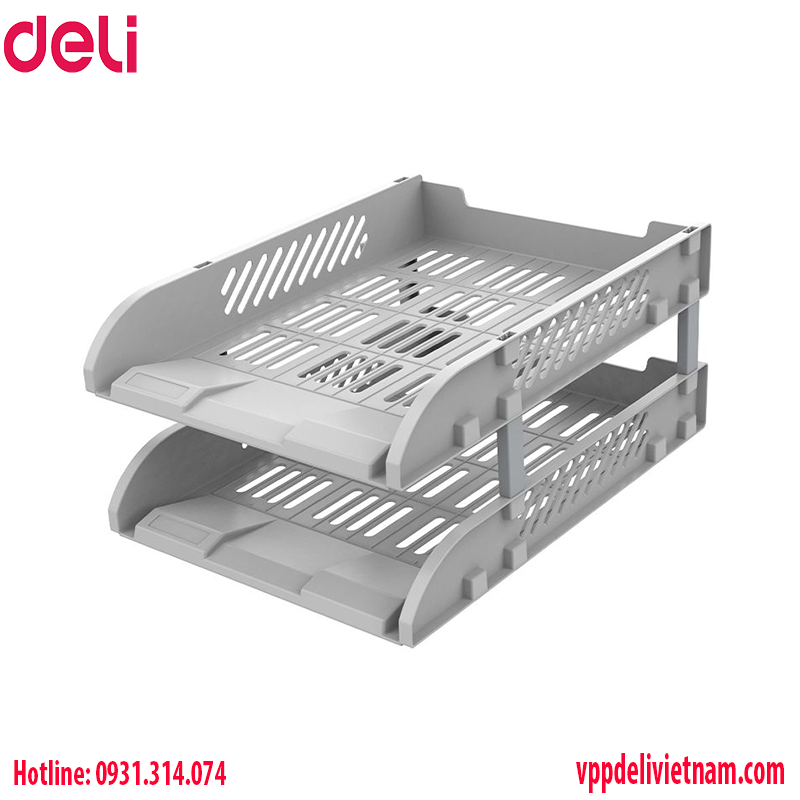 Giá đựng tài liệu 2 tầng Deli E9212