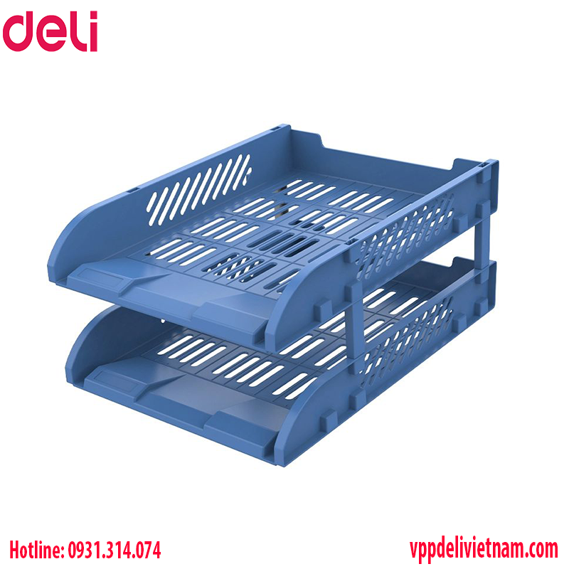 Giá đựng tài liệu 2 tầng Deli E9212 - Ảnh 3