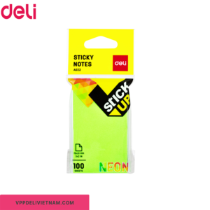 Giấy note màu neon 3x5 inch Deli EA02502 (76×126mm)