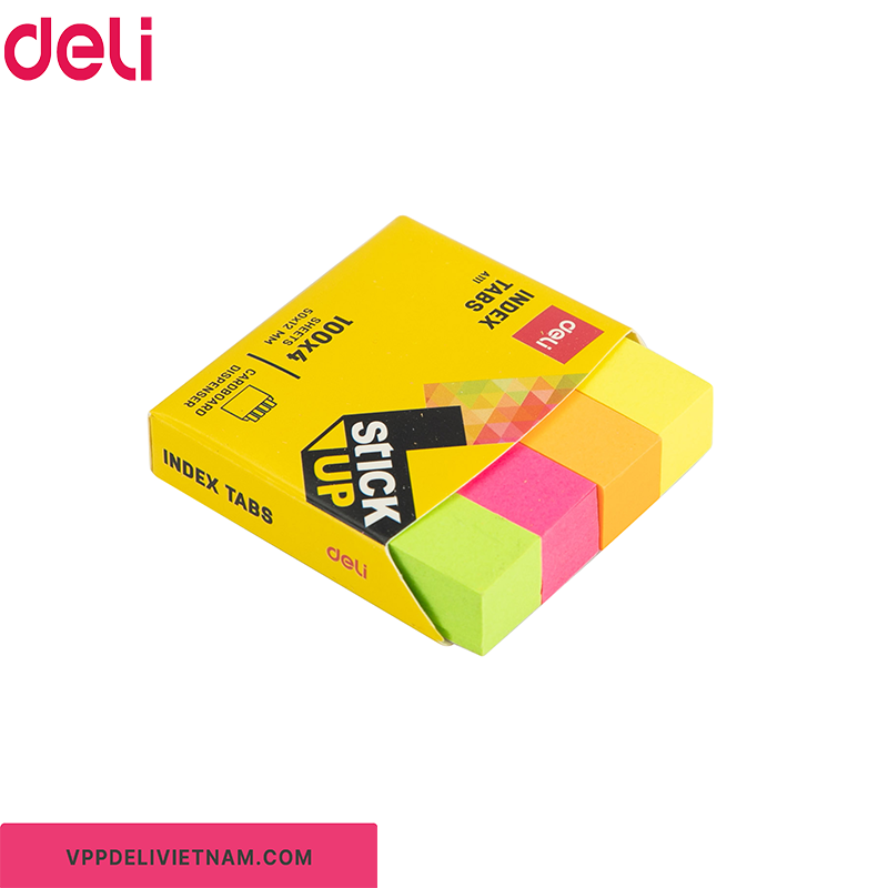 Giấy note phân trang Deli EA11102 – 4 màu giấy - Ảnh 3